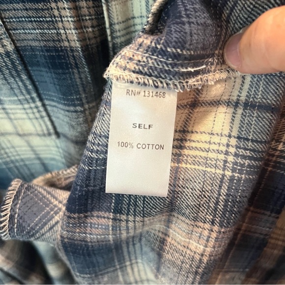 Fate Long Sleeve Plaid Flannel Dress Women’s Size Small - Picture 12 of 13